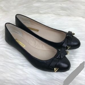 Louise et Cie Azalya Black Leather Flats